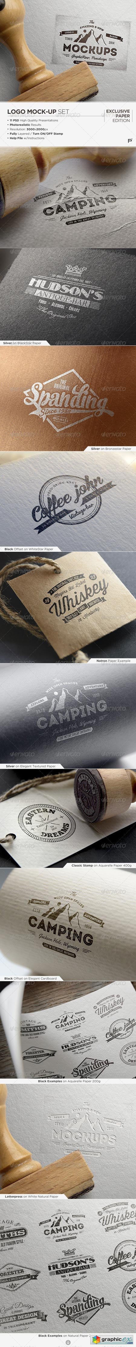 Logo Mock-Up Exclusive Paper Edition 7503708