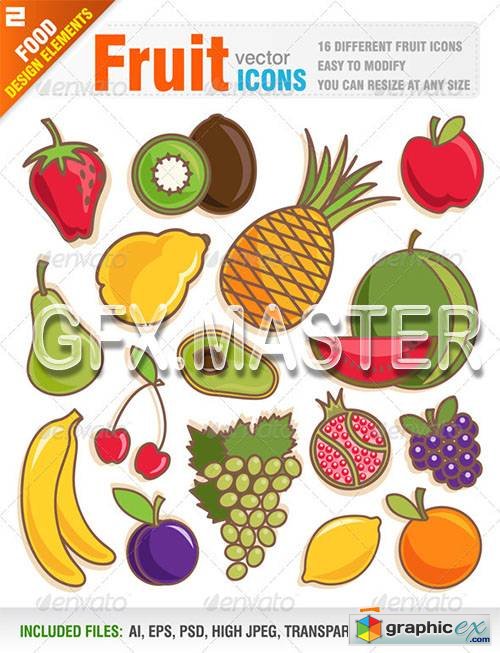 16 Fruit icons 2489735