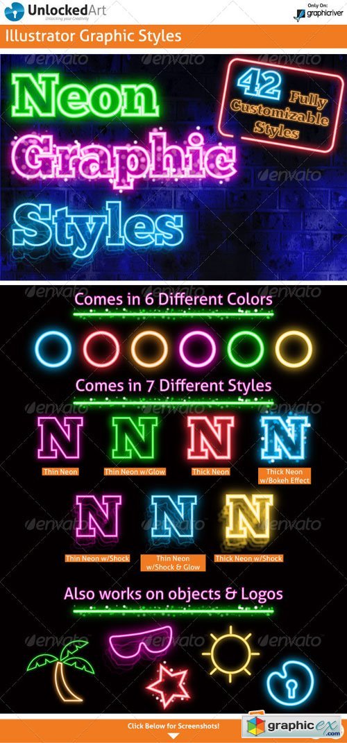 Neon Graphic Styles 5232065