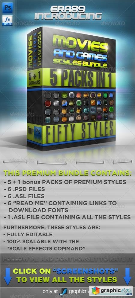 Movies & Games Styles Premium BUNDLE 237340