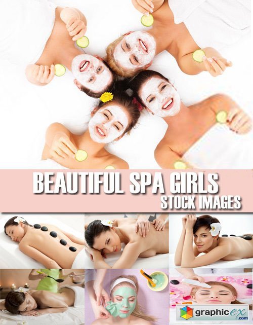 Stock Photos - Beautiful spa Girls, 25xJpg