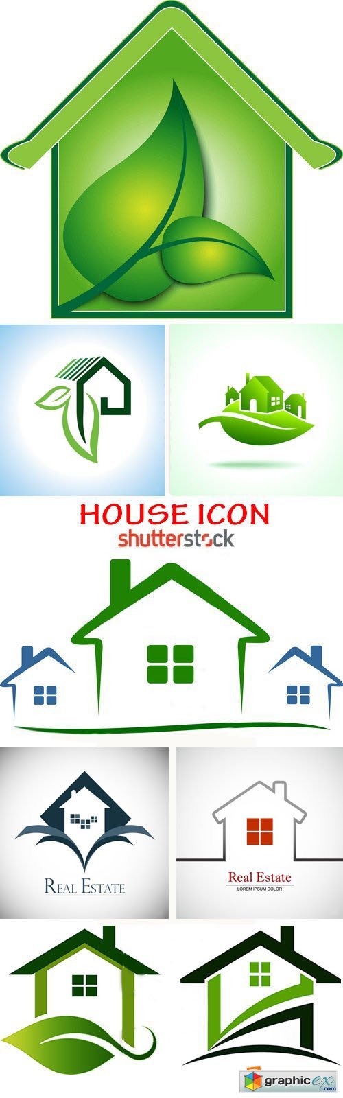 Amazing SS - House icon, 25xEPS