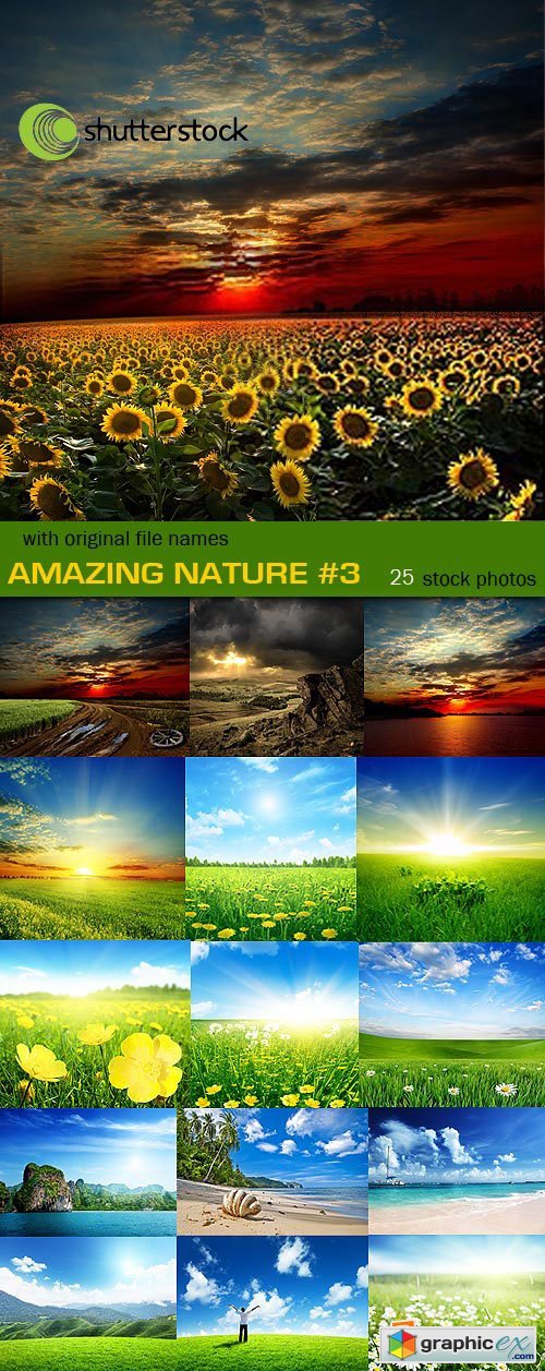 Amazing Nature 3, 25xJPG