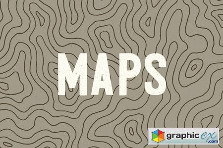 Creativemarket 3 Topographic Elevation Maps 15833