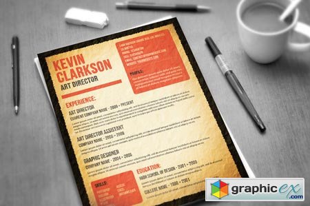Creativemarket Most Wanted Resume 29909