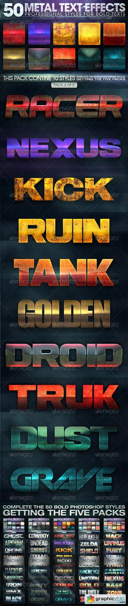 50 Metal Text Effects 3 of 5 7314999