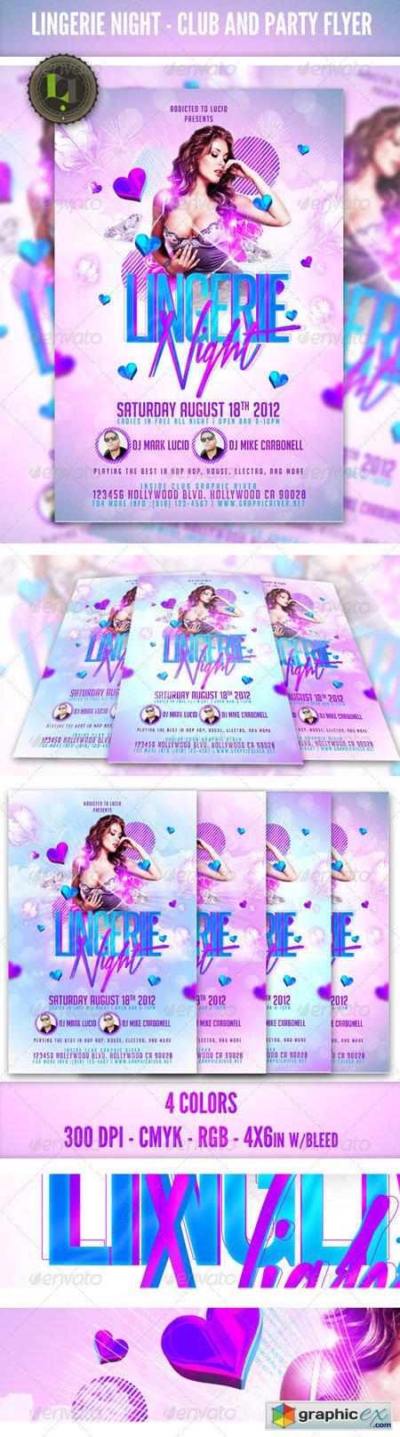 Ladies Night Party Club Flyer Template