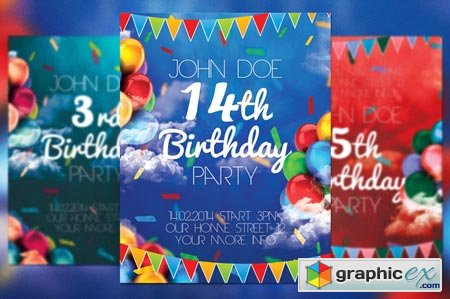 Birthday Party Flyer 22019