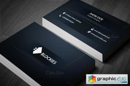 Simple and Clean Business Card 32690