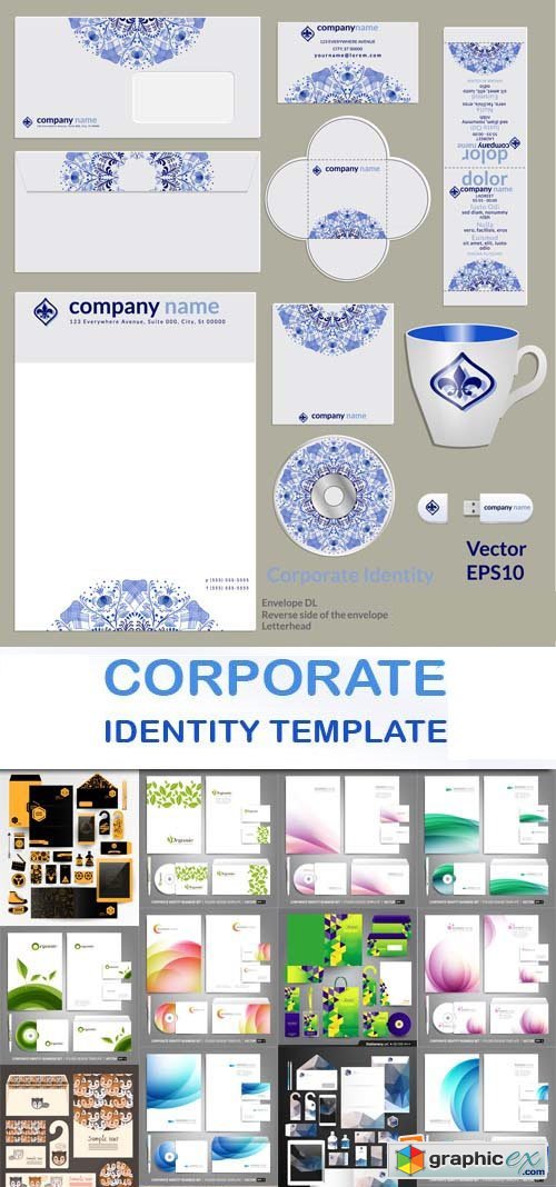 Corporate Identity Templates 25xEPS