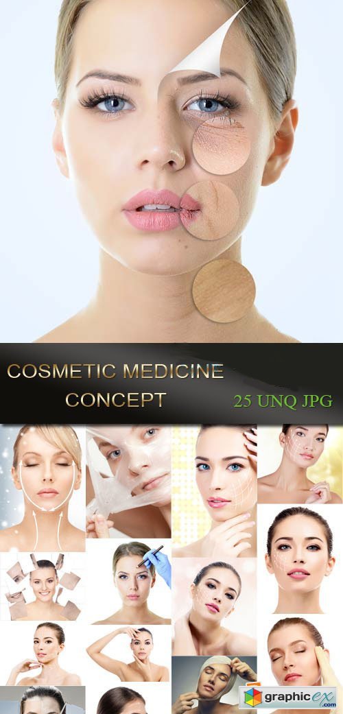 Cosmetic medicine concept, 25xJPGs