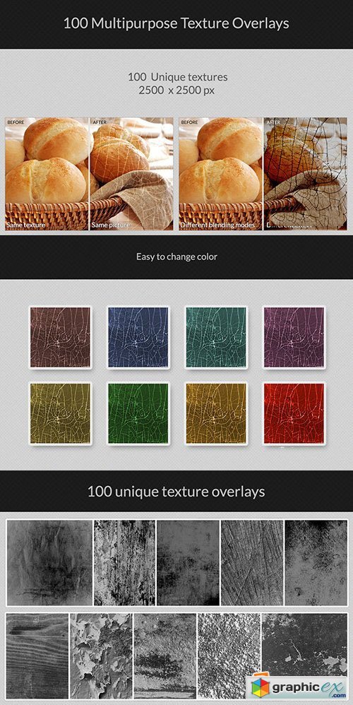 100 Multi-purpose Texture Overlays