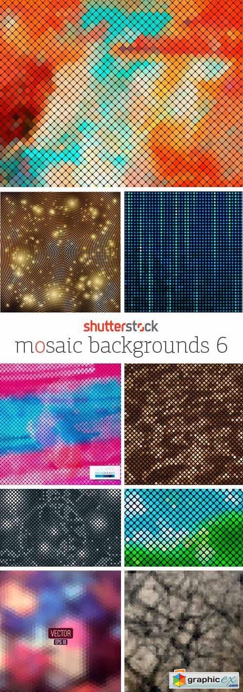 Amazing SS - Mosaic Backgrounds 6, 25xEPS