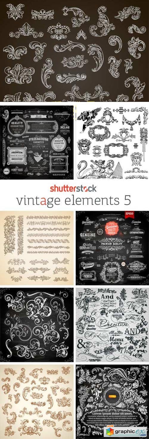 Amazing SS - Vintage Elements 5, 25xEPS