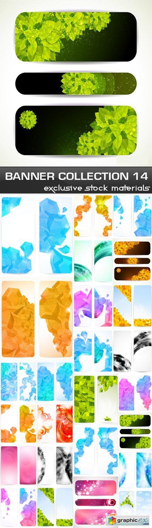 Collection of vector banners vol.14, 25xEPS