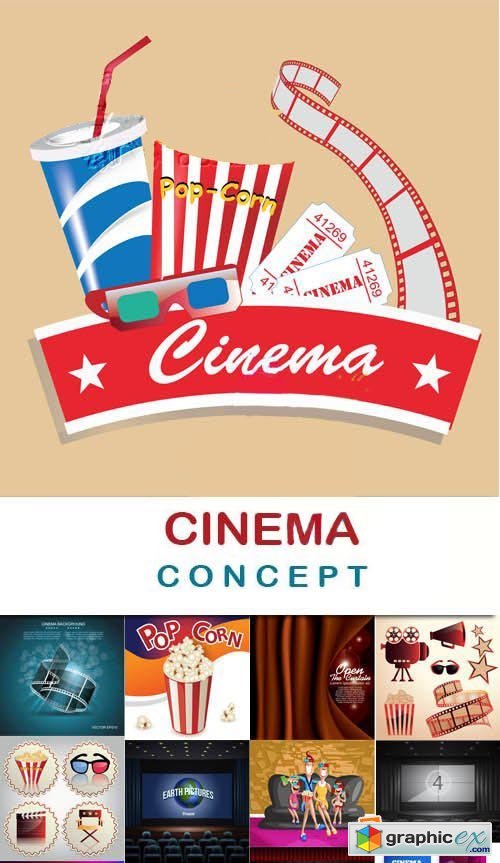 Cinema concept, 25xEPS