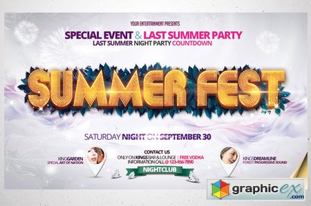 Summer Fest Flyer 42998