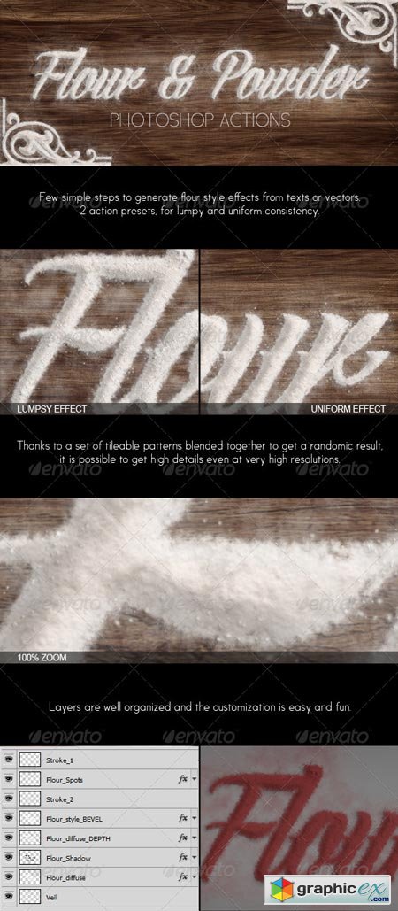 Flour & Powder - Photoshop Actions 6712507
