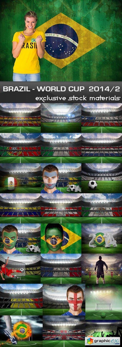 Brazil - FIFA World Cup 2014 vol.2, 25xUHQ JPEG