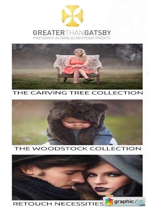 Greater Than Gatsby Photoshop Actions Set