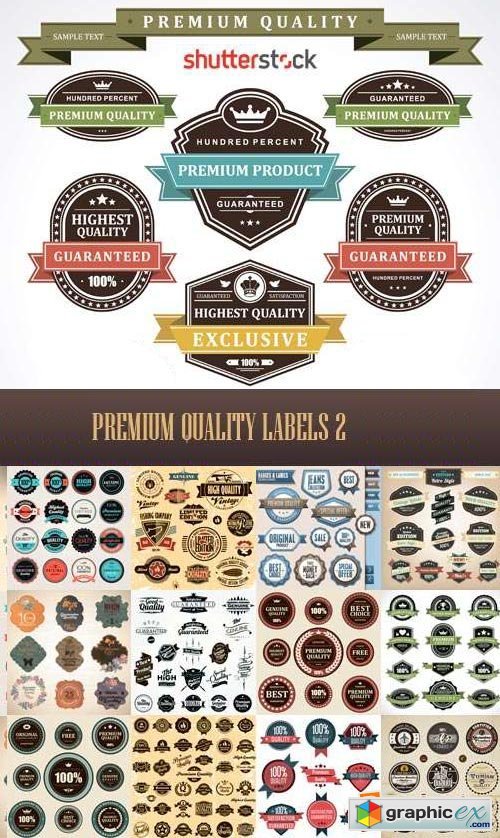Premium Quality Labels II, 25xEPS