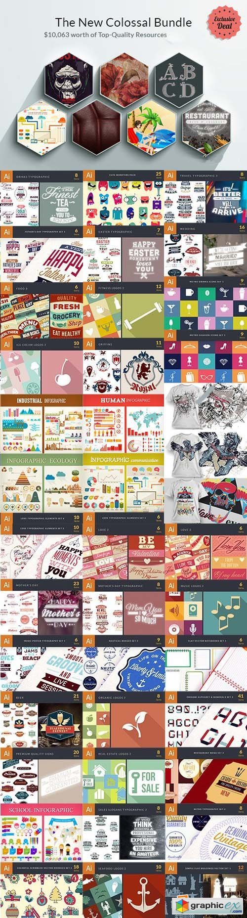 The New Colossal Bundle with $10,063 worth of Top-Quality Resources - InkyDeals