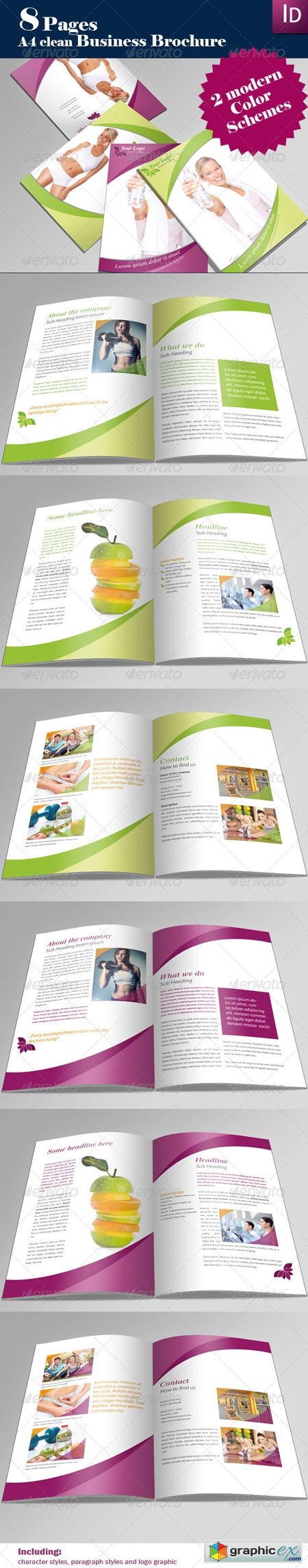 A4 Professional Brochure 166361