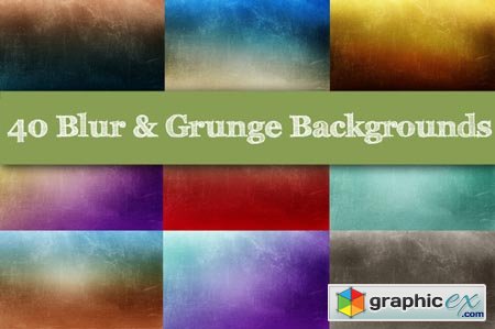 40 Blur & Grunge Backgrounds 10308