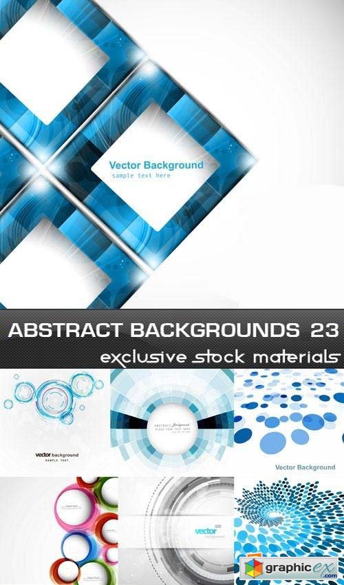 Collection of Vector Abstract Backgrounds Vol.23, 25xEPS