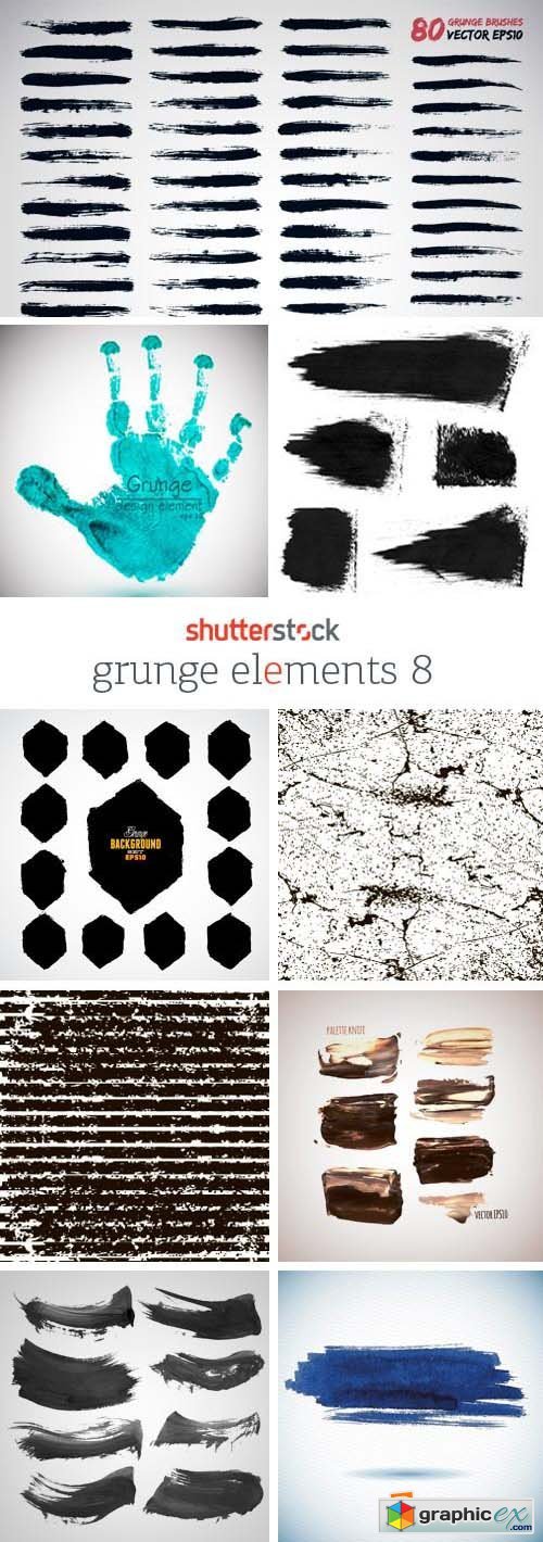 Amazing SS - Grunge Elements (vol.8)s, 25xEPS