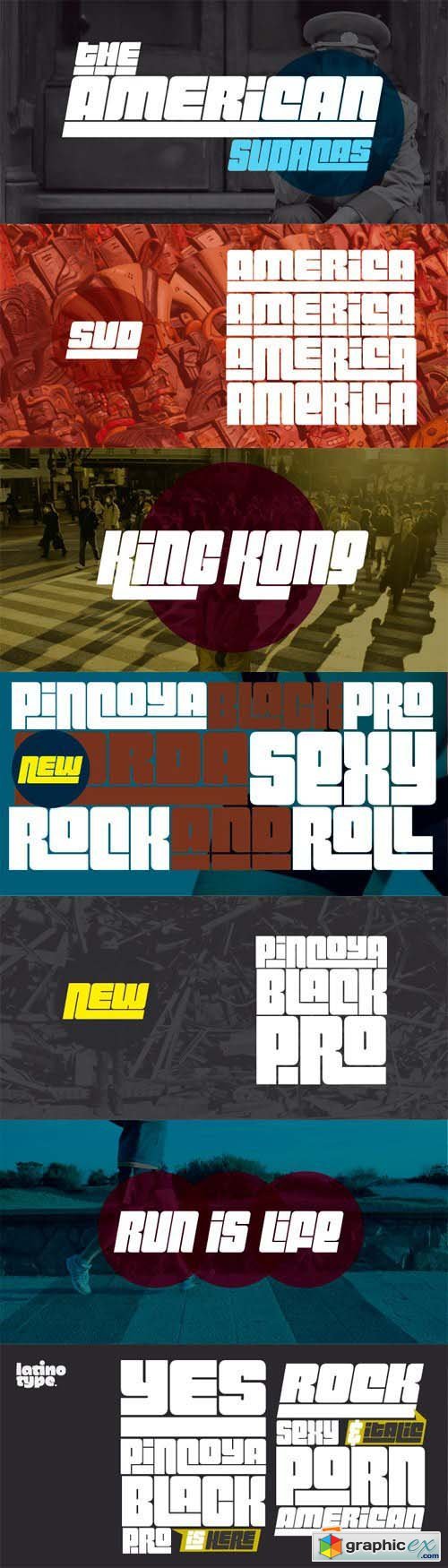 Pincoya Black Pro Font Family - 2 Fonts for $98