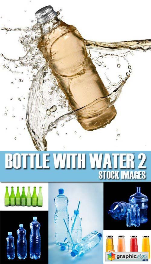 Stock Photos - Bottle With Water 2, 25xJPG