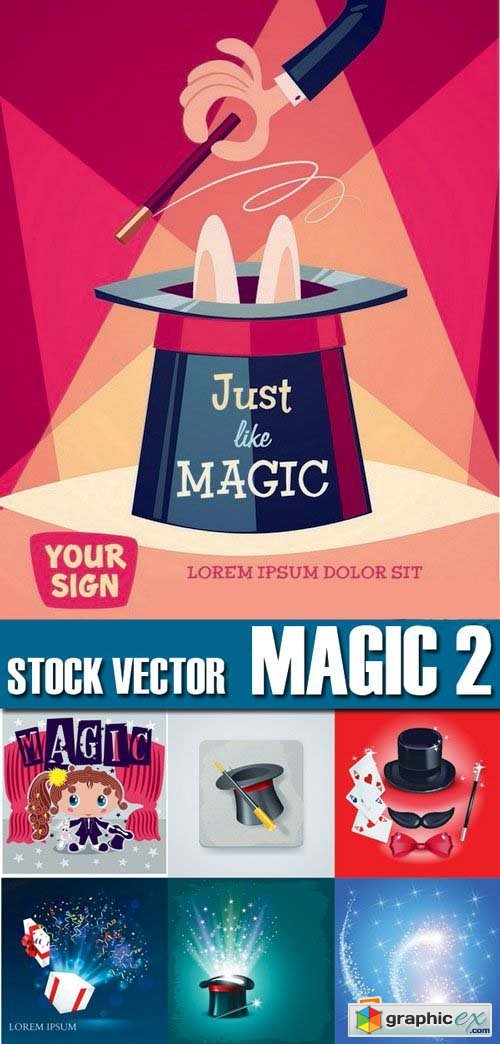 Stock Vectors - Magic 2, 25xEPS