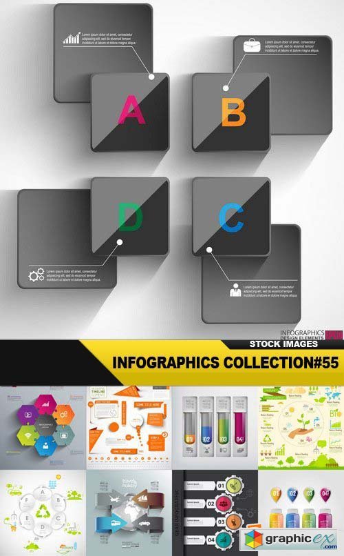 Infographics Collection#55 - 25 Vector