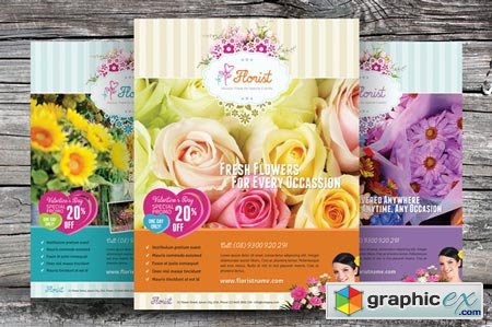 Flower Shop Flyer Templates 20921