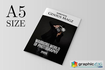 A5 InDesign Magazine Template 21283