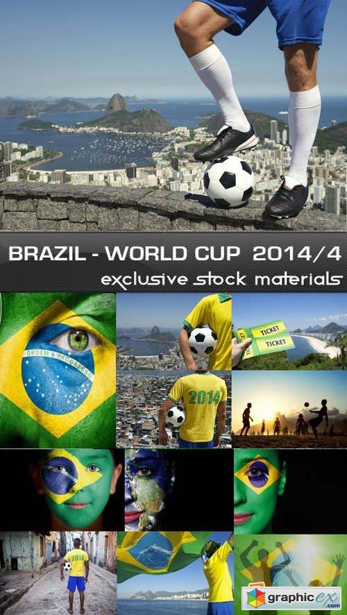 Brazil - FIFA World Cup 2014 vol.4, 25xUHQ JPEG