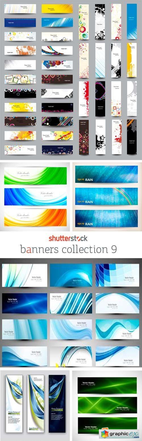 Amazing SS - Banners Collection 9, 25xEPS