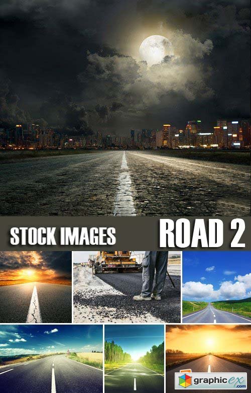 Stock Photos - Road 2, 25xJPG