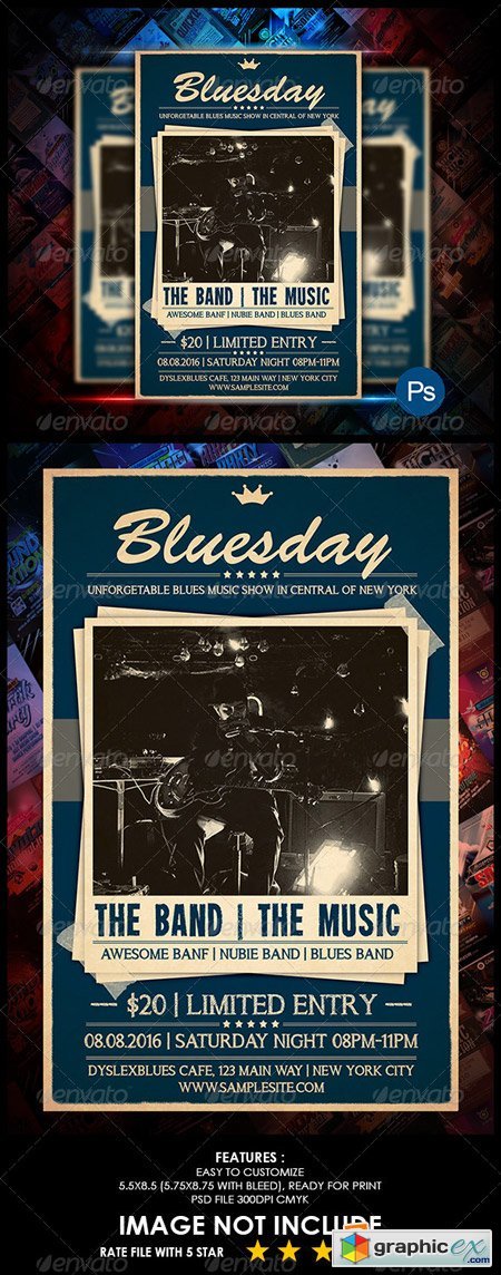 Blues Concert Flyer 5383027