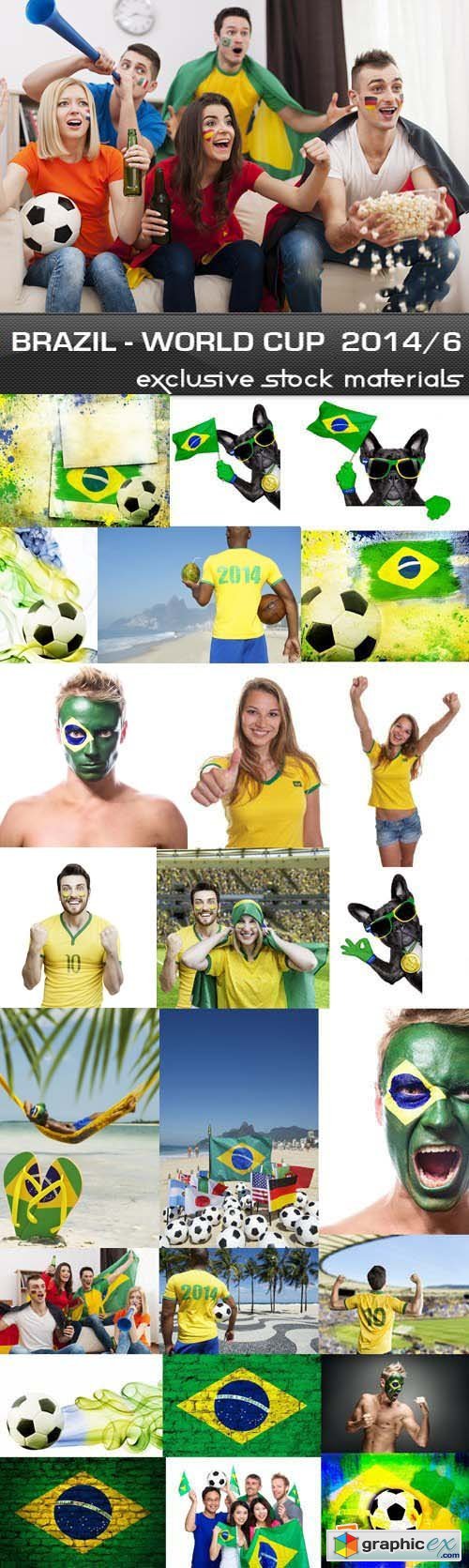 Brazil - FIFA World Cup 2014 vol.6, 25xUHQ JPEG
