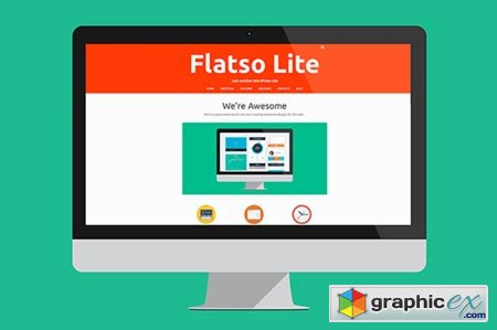 Flatso Lite - Flat Responsive Theme 41442