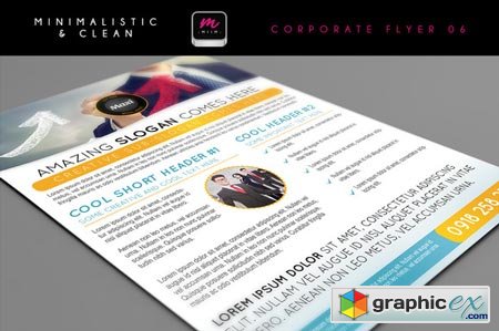 Clean Corporate Flyer Template 06 14455
