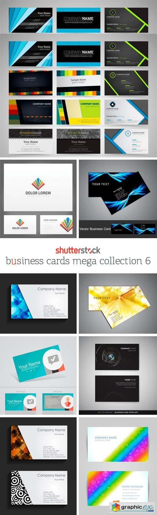 Amazing SS - Business Cards Mega Collection 6, 25xEPS