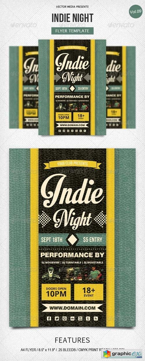 Indie Night - Flyer [Vol.9]