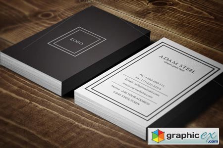 Simple Business Card Template 5154