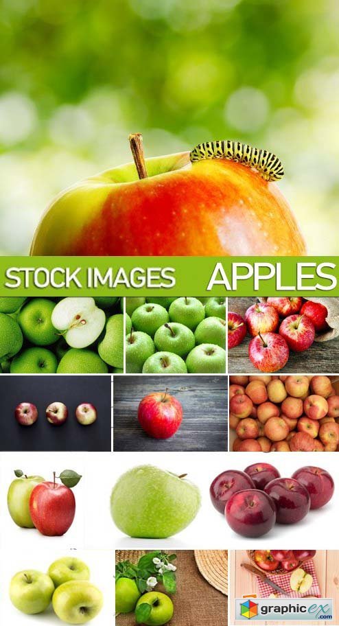 Stock Photos - Apples, 25xJPG