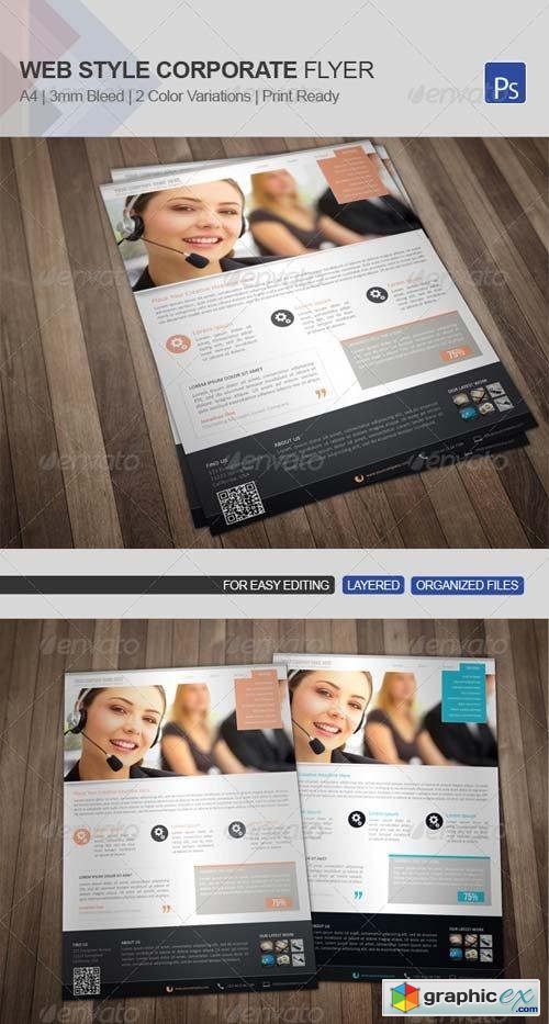 Web Style Corporate Flyer 08