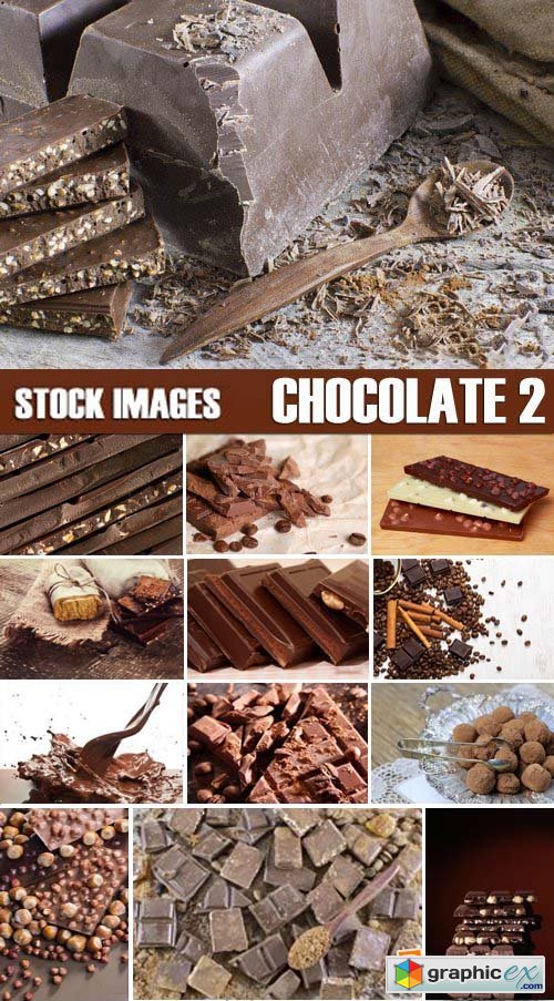 Stock Photos - Chocolate 2, 25xJPG