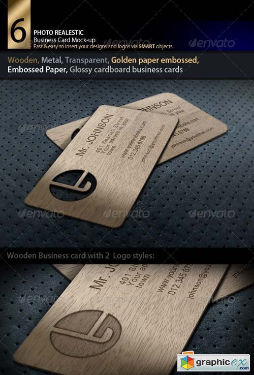 Photo Realistic Business card Mock-up 5907469